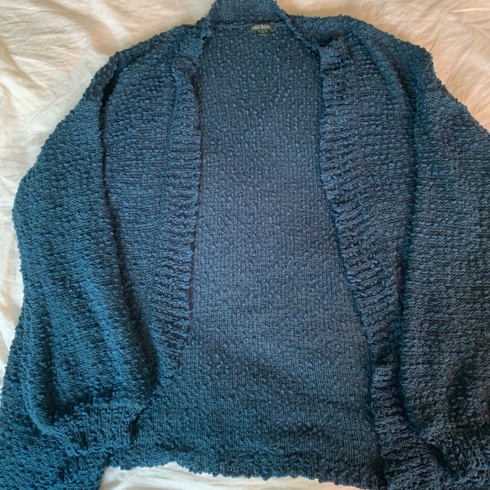 Teal Cardigan